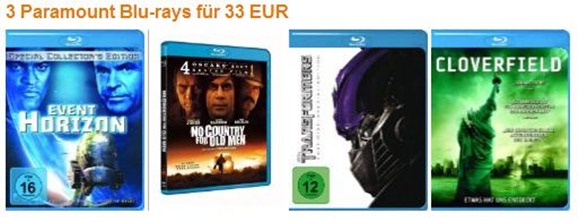 3 paramount blu-ray