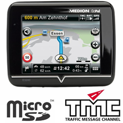 image146 MEDION E3240 Navigationsystem (B Ware) für 59,99 Euro