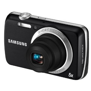 Samsung PL20 Digitalkamera (14 Megapixel, 5-fach opt. Zoom, 6,85 cm (2.7 Zoll) Display, bildstabilisiert) schwarz