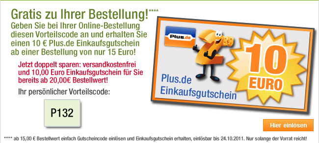 Plus.de - 10 Euro Gutschein