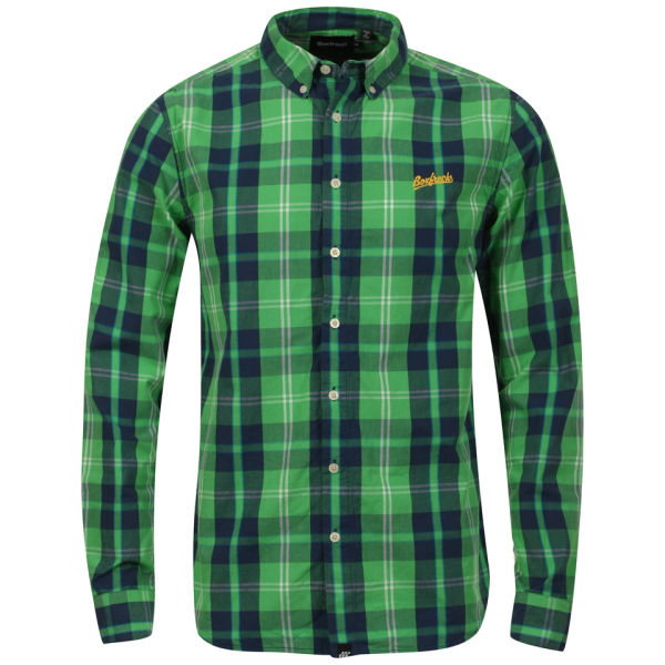 Boxfresh Men's Caecus Long Sleeved Shirt - Classic Green: Image 01