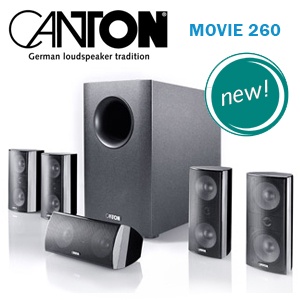 Canton Movie 260 5.1 Heimkinosystem mit aktivem Subwoofer