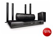 Philips HTS5591/12  5.1 3D Blu-Ray Heimkinosystem (HDMI, 1000 Watt, DivX-Ultra, USB 2.0)