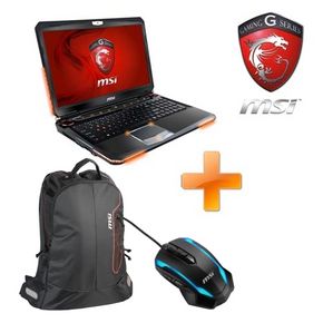 MSI GT683DX-i78GB Gaming Bundle +Maus + Rucksack i7-2670QM, 8GB RAM, 750GB HDD, GTX 570M