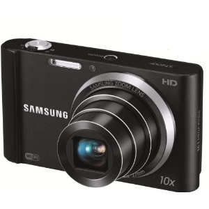 Samsung ST200F Smart-Digitalkamera (16 Megapixel, 10-fach opt. Zoom, 7,6 cm (3 Zoll) Display, bildstabilisiert, Wifi, nur micro-SD) schwarz