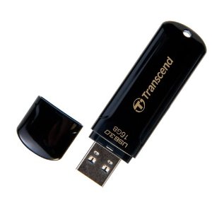 Transcend JetFlash 700 16GB USB-Stick USB 3.0 (bis zu 52MB/s) schwarz