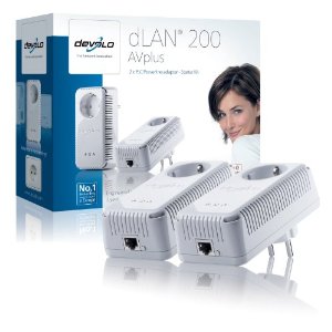 Devolo dLAN 200 AVplus Starter Kit (Netzwerk aus der Steckdose)