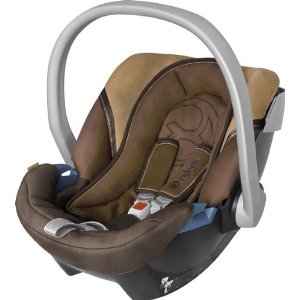 Cybex 050074005 Aton PLUS  Wildlederoptik Cinnamon - brown / dark brown, Babyschale Gruppe 0 +