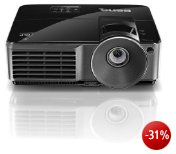 BenQ MS513 DLP-Projektor (Kontrast 10000:1, 2700 ANSI Lumen, SVGA 800 x 600 Pixel) HDMI) schwarz