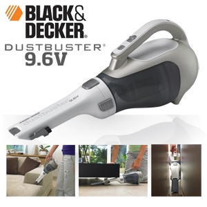 Black & Decker 9.6V Handstaubsauger mit Beutelloser Zyklon-Technologie