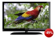 Grundig 32 VLE 7130 BF 80 cm (32 Zoll) LED-Backlight-Fernseher, Energieeffizienzklasse B (Full HD, 100 Hz, DVB-T/C, DLNA, 4x HDMI, USB 2.0, CI+) schwarz