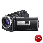 Sony HDR-PJ260VE Full-HD Camcorder (7,5 cm (3 Zoll) LCD-Display, 8 Megapixel, 30x opt. Zoom, 16GB Speicher intern, 29 mm  Weitwinkel) GPS Kartenindex und iAUTO