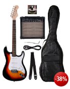 Rocktile Banger's Pack E-Gitarren Set, 7-teilig sunburst