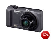 Casio Exilim EX-ZR100 Highspeed-Digitalkamera (12 Megapixel, 12,5-fach opt. Zoom, 7,6 cm (3 Zoll) Display, bildstabilisiert) schwarz