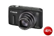 Canon PowerShot SX 260 HS Digitalkamera (GPS, 12,1 Megapixel, 20-fach opt. Zoom, 7,6 cm (3 Zoll) Display, bildstabilisiert) schwarz