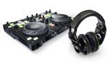 Hercules DJ 4 Set (USB, 4-Kanal) mit DJ-Adv G501 Kopfhörer