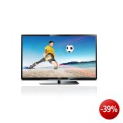 Philips 42PFL4007K/12 107 cm (42 Zoll) LED-Backlight-Fernseher, Energieeffizienzklasse A  (Full-HD, 200Hz PMR, DVB-C/T/S, CI+, Smart TV Plus, WiFi ready, USB Recording) schwarz