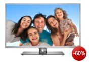 Thomson 32FU5555S 81 cm (32 Zoll) LED-Backlight-Fernseher EEK A (Full-HD, 100 Hz CMI, DVB-C/S2/T, Smart TV, WiFi-Ready inkl. WLAN-USB-Stick, 4x HDMI, CI+, USB 2.0) silber