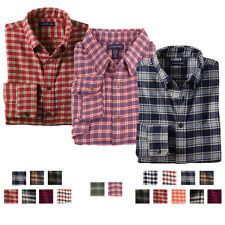 LANDS´ END Herren Hemd Flanellhemd klassisch oder modern viele Farben WOW