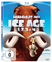 image40 Ice Age 1, 2, 3 & 4 (Mammut Box) (4 Blu rays) für 19,97€