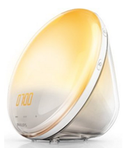 image344 Philips HF3520/01 Wake Up Light (Sonnenaufgangfunktion, digitales FM Radio) weiß für 88,88€