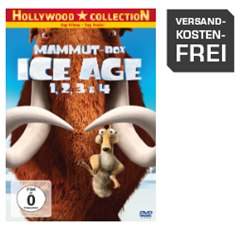 Bild zu Ice Age 1-4 (Mammut Box) – ( DVD) für 11€