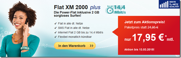 Bild zu Hellomobil: Flat in alle Netze, SMS Flat in alle Netze + 2GB Datenflat für 17,95€ im Monat – monatlich kündbar (o2 Netz)