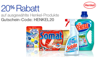 Bild zu Amazon: 20% Rabatt auf Henkel-Produkte