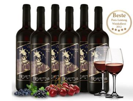 Bild zu 8 Flaschen Primitivo Selezione del Re inkl. 2 Spiegelau Gläser für 39,99€