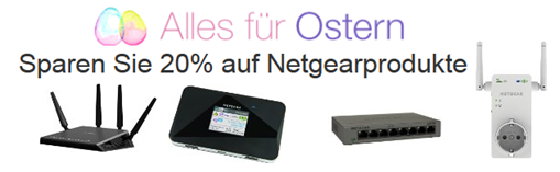 Bild zu Amazon: 20% Rabatt auf ausgewählte Netgear-Produkte