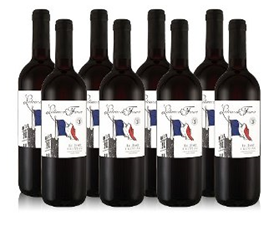 Bild zu 8 Flaschen französischer Rotwein (silber prämiert) für 39,99€