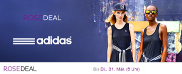 Bild zu 60€ Adidas Gutschein für 30€ bei Vente Privee