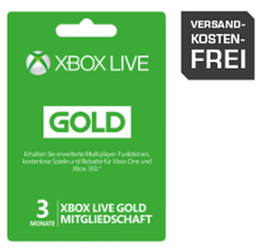 Bild zu Xbox Live: Gold-Mitgliedschaft 3 Monate für 9,99€