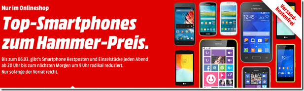 Bild zu Media Markt: bis 9Uhr einige HTC Smartphones im Angebot