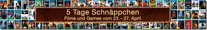 Bild zu Amazon: 5 Tage Film & Games-Schnäppchen mit diversen Angeboten