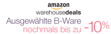 Bild zu [Top] bis zu 10% Extra-Rabatt bei den Amazon Warehousedeals