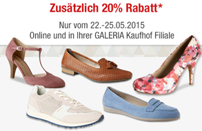 Bild zu Galeria Kaufhof: 20% Extra-Rabatt auf Schuhe