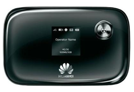 Bild zu HUAWEI E5776 Mobiler LTE – WLAN Hotspot (150 MBit/s, bis 10 Geräte, TFT-Display) für 88€