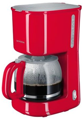 Bild zu Severin KA 4214 Kaffeeautomat bis 10 Tassen 1000 W, rot-grau für 9,99€