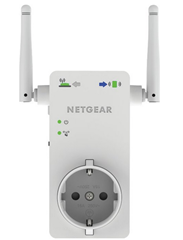 Bild zu Netgear WN3100RP-100PES N-300 WLAN Repeater (300 Mbps, LAN Port, WPS, integrierte Steckdose) für 27,30€