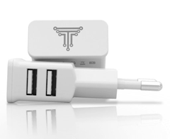 Bild zu TARTANTECH Universal USB Ladegerät mit Dual mit zwei Kabelanschlüssen ab 0,95€