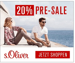 Bild zu s.Oliver: Sale mit bis zu 70% Rabatt + 10% Newsletterrabatt + keine Versandkosten + 20% Rabatt für Card-Inhaber