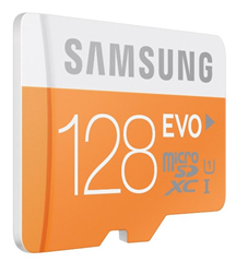 Bild zu SAMSUNG Evo 128 GB Micro SD Karte für 47,99€