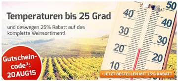 Bild zu Weinvorteil: 25% Rabatt auf das komplette Weinsortiment