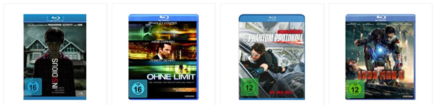 Bild zu Amazon: 10 Blu-rays für 50€ (knapp 100 stehen zur Auswahl)