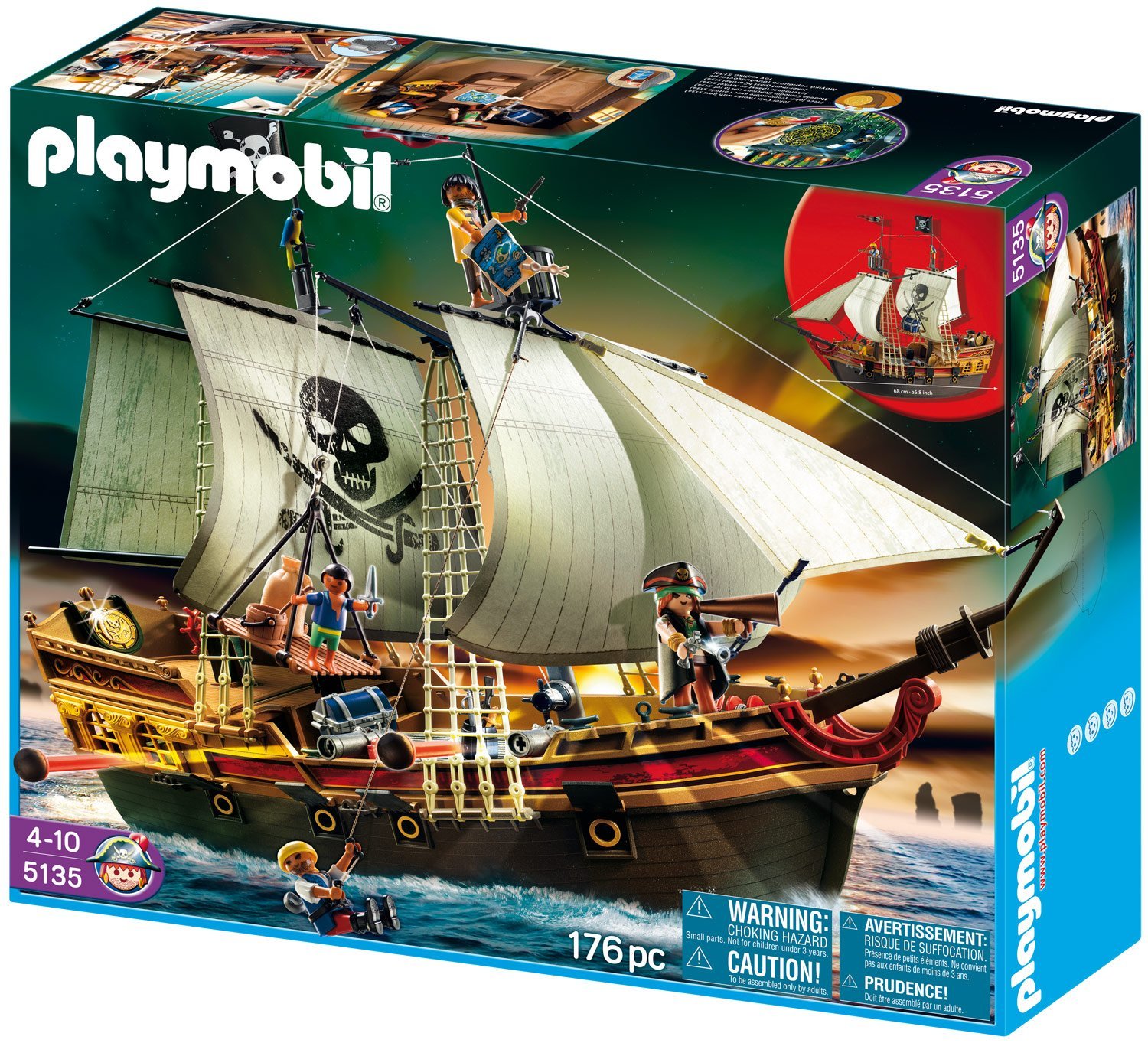 Bild zu Playmobil Piraten Beuteschiff (5135) für 52,92€ inkl. Versand