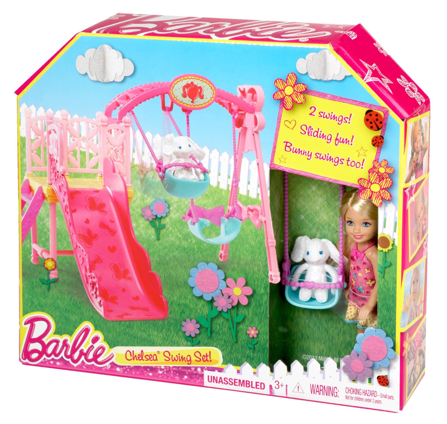 Bild zu Barbie Spielset Chelsea Schaukel (Mattel BDG48) für 13,94€ inkl.Versand