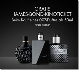 Bild zu James Bond “Spectre” Kinoticket beim Kauf eines 007-Duftes ab 50ml (ab 11,05€) gratis erhalten