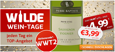 Bild zu Weinvorteil: 6 Flaschen Pierre Baptiste – Sauvignon Blanc-Viognier – Pays d’Oc IGP für 28,89€