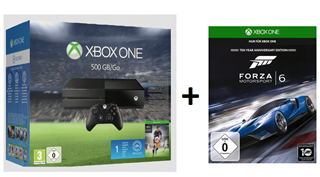 Bild zu MICROSOFT Xbox One Konsole 500GB inkl. FIFA 16 & Forza 6 für 339€